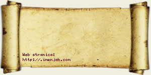 Andjelina Aksentijević vizit kartica